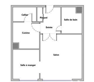  Appartement � vendre 2 pi�ces 41 m�