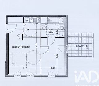 Appartement � vendre 2 pi�ces 36 m�