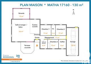  Maison � vendre 5 pi�ces 130 m�
