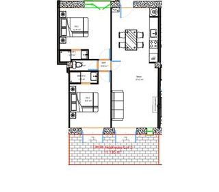  Appartement � vendre 3 pi�ces 53 m�