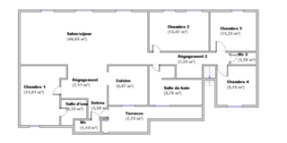  Appartement � vendre 5 pi�ces 119 m�