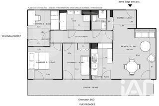  Appartement � vendre 4 pi�ces 81 m�