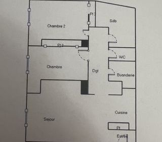  Appartement � vendre 3 pi�ces 54 m�