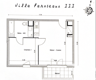  Appartement � vendre 2 pi�ces 39 m�