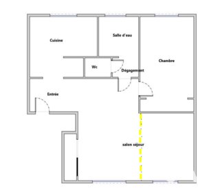  Appartement � vendre 3 pi�ces 49 m�