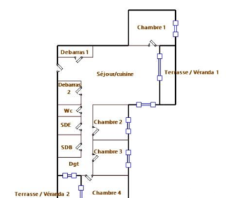  Appartement � vendre 5 pi�ces 98 m�