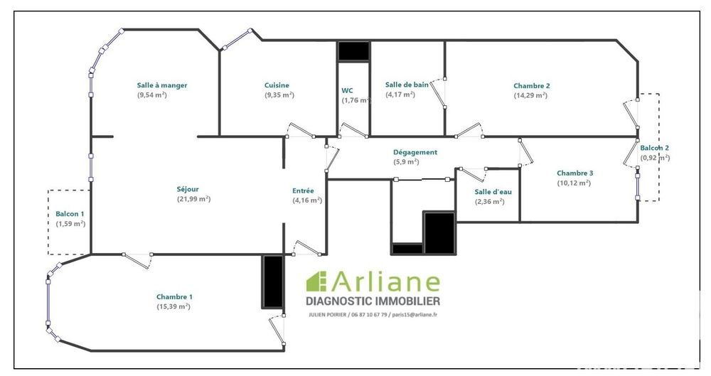 � vendre  Appartement Paris 15