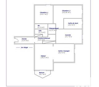 Appartement � vendre 4 pi�ces 86 m�