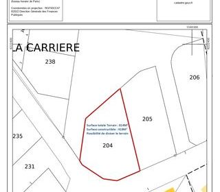  Terrain � vendre 814 m�