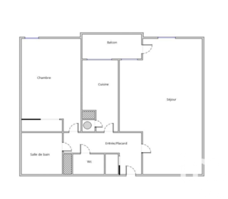  Appartement � vendre 2 pi�ces 49 m�