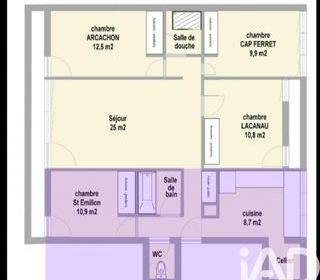  Appartement � louer 5 pi�ces 94 m�