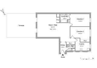  Appartement � vendre 4 pi�ces 89 m�