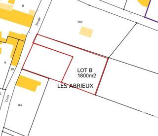  Terrain � vendre 1800 m�