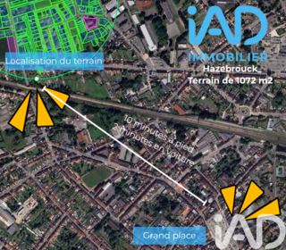  Terrain � vendre 1072 m�