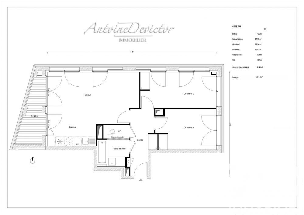 � vendre  Appartement Paris 12