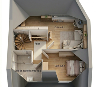  Appartement � vendre 3 pi�ces 65 m�