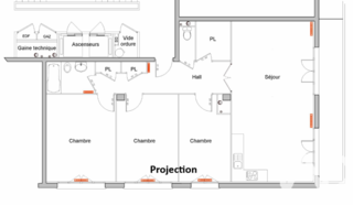  Appartement � vendre 4 pi�ces 92 m�