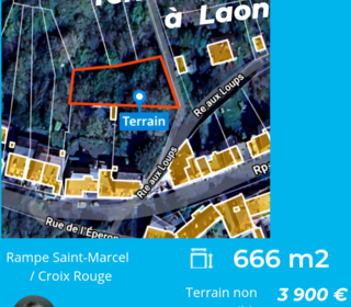  Terrain � vendre 666 m�