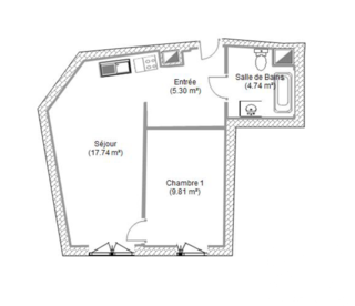  Appartement � vendre 2 pi�ces 38 m�