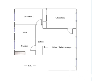  Appartement � vendre 3 pi�ces 63 m�