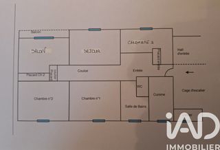  Appartement � vendre 5 pi�ces 88 m�