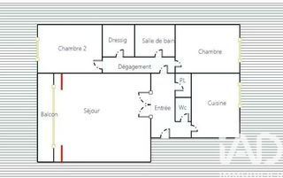  Appartement � vendre 3 pi�ces 68 m�