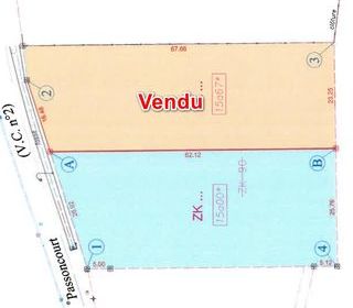  Terrain � vendre 1500 m�