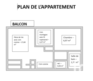  Appartement � vendre 3 pi�ces 32 m�