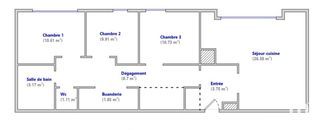  Appartement � vendre 5 pi�ces 76 m�