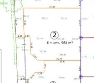  Terrain � vendre 1179 m�