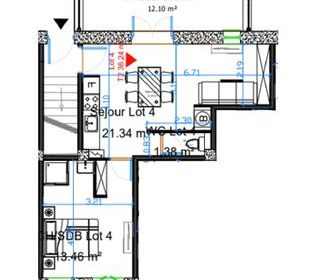  Appartement � vendre 2 pi�ces 36 m�