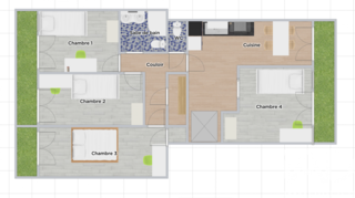  Appartement � vendre 5 pi�ces 80 m�