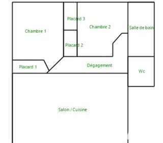  Appartement � vendre 3 pi�ces 56 m�