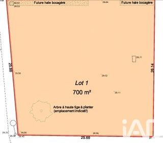  Terrain � vendre 700 m�
