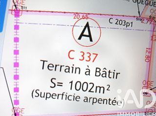  Terrain � vendre 1002 m�
