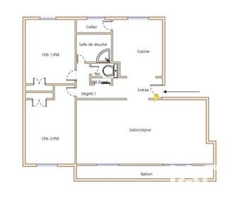  Appartement � vendre 3 pi�ces 67 m�