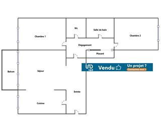  Appartement � vendre 4 pi�ces 76 m�