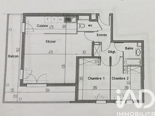  Appartement � vendre 3 pi�ces 66 m�