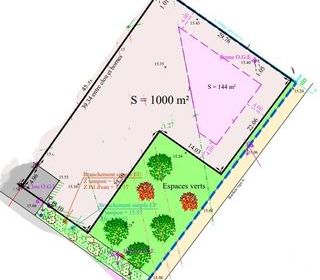  Terrain � vendre 1000 m�