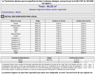  Appartement � vendre 5 pi�ces 88 m�