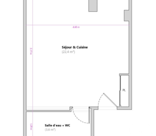  Appartement � vendre 1 pi�ce 26 m�