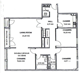  Appartement � vendre 4 pi�ces 86 m�