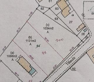 Terrain � vendre 1034 m�