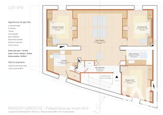  Appartement � vendre 3 pi�ces 80 m�