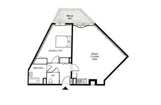  Appartement � vendre 2 pi�ces 58 m�