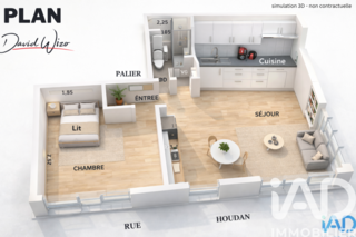  Appartement � vendre 2 pi�ces 38 m�