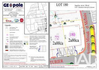  Terrain � vendre 280 m�
