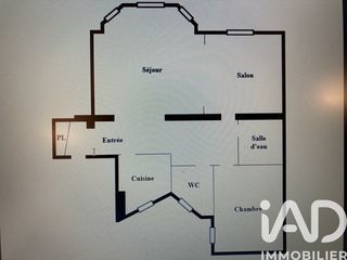  Appartement � vendre 2 pi�ces 59 m�