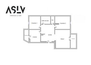  Appartement � vendre 3 pi�ces 63 m�