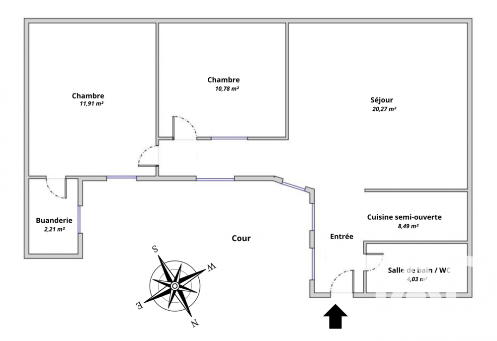 � vendre  Appartement Paris 3